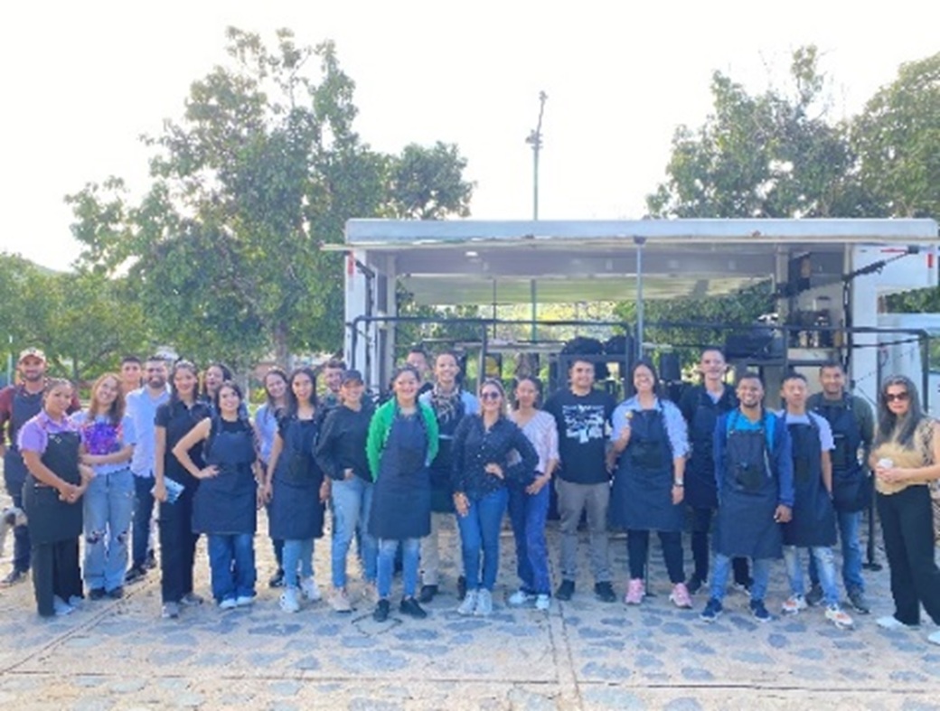 Primer curso de tostión, catación y barismo con el sena caldas para el clúster de café del cesar