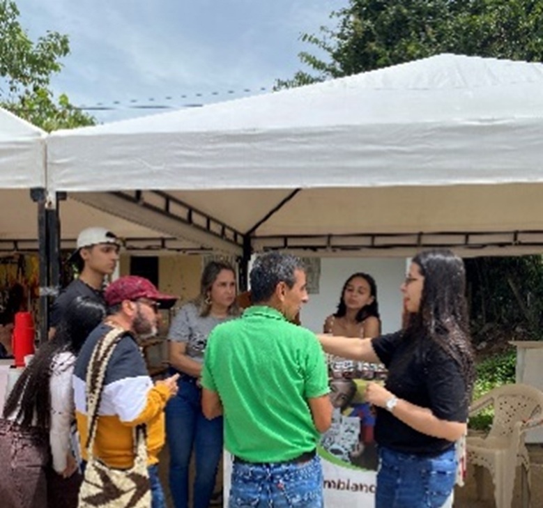 Feria de café y artesanias en el municipio de pueblo bello.